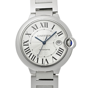 カルティエ バロンブルー  W69012Z4 シルバー メンズ 時計 【中古】【wristwatch】