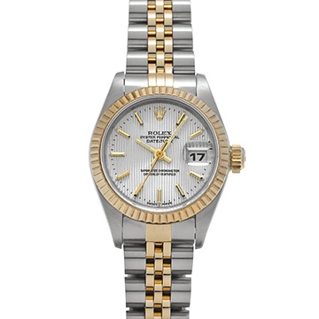 ロレックス デイトジャスト 69173 シルバータペストリー レディース 時計 【中古】【wristwatch】