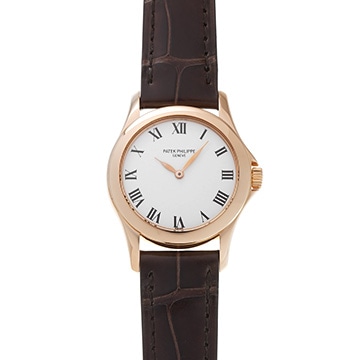 パテック フィリップ カラトラバ 4905R-001 ホワイト レディース 時計 【中古】【wristwatch】