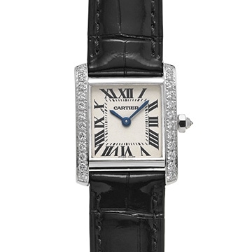 カルティエ タンクフランセーズ SM WE100251 シルバー レディース 時計 【中古】【wristwatch】