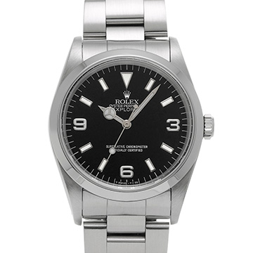 ロレックス エクスプローラー 14270 ブラック メンズ 時計 【中古】【wristwatch】