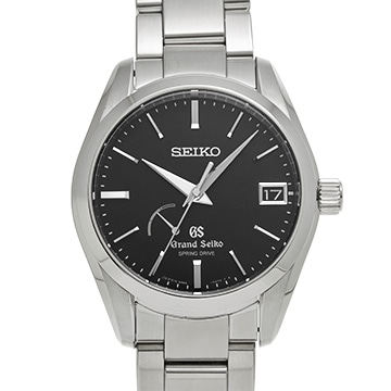 グランドセイコー スプリングドライブ SBGA085 ブラック メンズ 時計 【中古】【wristwatch】