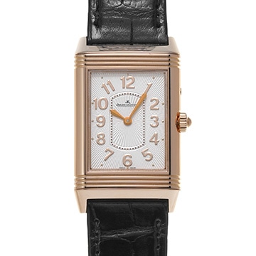 ジャガー ルクルト グランド レベルソ レディ ウルトラスリム デュエット デュオ Q330242J ホワイト/ピンクシェル レディース 時計 【中古】【wristwatch】