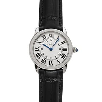 カルティエ ロンドソロ ドゥ カルティエ SM WSRN0019 シルバー レディース 時計 【中古】【wristwatch】