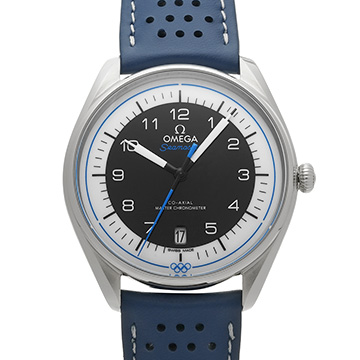 オメガ シーマスター オリンピック オフィシャル タイムキーパー リミテッド 522.32.40.20.01.001 ブラック/ホワイト メンズ 時計 【中古】【wristwatch】