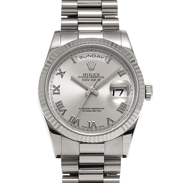 ロレックス デイデイト 118239 シルバー メンズ 時計 【中古】【wristwatch】
