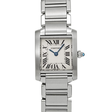 カルティエ タンクフランセーズ SM　 W51008Q3 シルバー レディース 時計 【中古】【wristwatch】