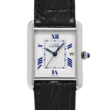 カルティエ マストタンク LM W1014154 ホワイト ユニセックス 時計 【中古】【wristwatch】