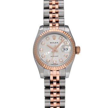 ロレックス デイトジャスト 179171G シルバーコンピュータ/ダイヤモンド レディース 時計 【中古】【wristwatch】