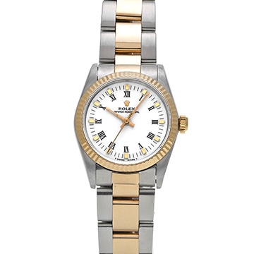 ロレックス オイスターパーペチュアル 67513 ホワイト ユニセックス 時計 【中古】【wristwatch】