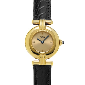 カルティエ マスト コリゼ W1008554 シャンパン レディース 時計 【中古】【wristwatch】