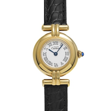 カルティエ マスト コリゼ  ヴェルメイユ W1011554 ホワイト レディース 時計 【中古】【wristwatch】