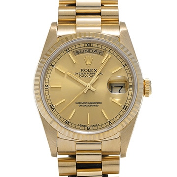 ロレックス デイデイト 18238 シャンパン メンズ 時計 【中古】【wristwatch】