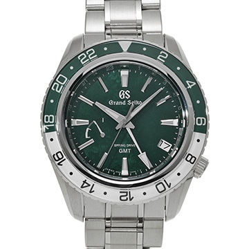 グランドセイコー スポーツコレクション スプリングドライブ GMT SBGE295 グリーン メンズ 時計 【中古】【wristwatch】