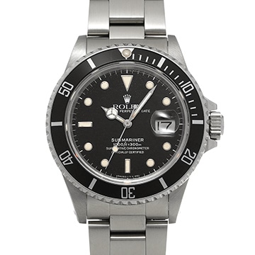 ロレックス サブマリーナ デイト 16800 ブラック メンズ 時計 【中古】【wristwatch】