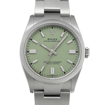 ロレックス オイスターパーペチュアル 36 126000 ピスタチオ メンズ 時計 【新品】【wristwatch】