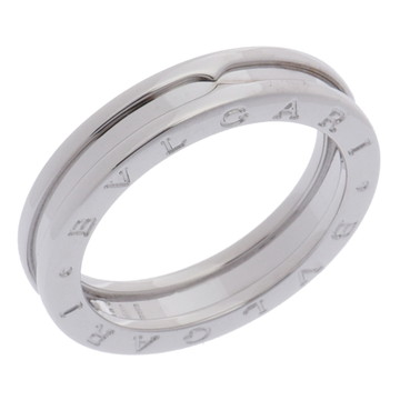 ブルガリ B-ZERO1 リング XS #61 シルバー K18ホワイトゴールド WG レディース ジュエリー 【中古】【jewelry】