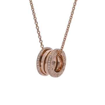 ブルガリ B-ZERO1 ネックレス  ゴールド 350052 K18ピンクゴールド PG レディース ジュエリー 【中古】【jewelry】