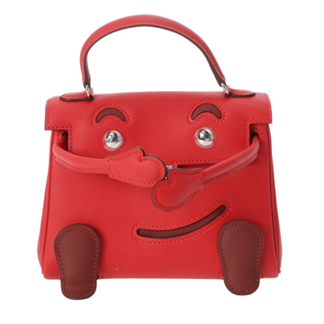 エルメス ケリー ドール  ルージュラデュー/ルージュアッシュ ヴォースイフト レディース バッグ 【未使用】【bag】