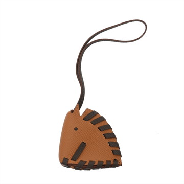 エルメス シュヴァル トレッセ ゴールド/ブラウン ヴォーエプソン ユニセックス 【新品】【other】