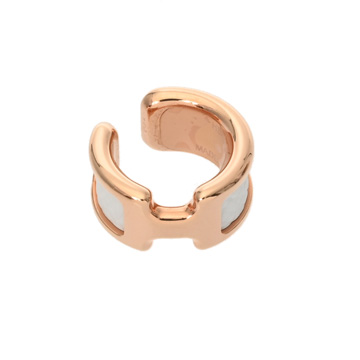 エルメス イヤーカフ オランプ PM  ホワイト/ゴールデンローズ/ゴールド金具 ヴォーマダム レディース ジュエリー 【未使用】【jewelry】