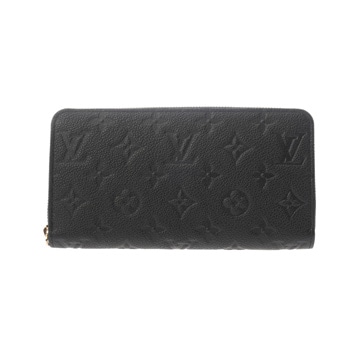 ルイ ヴィトン モノグラムアンプラント ジッピーウォレット ノワール M61864 レザー ユニセックス 財布 【新品】【purse】