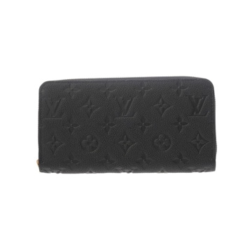 ルイ ヴィトン モノグラムアンプラント ジッピーウォレット ノワール M61864 レザー ユニセックス 財布 【新品】【purse】