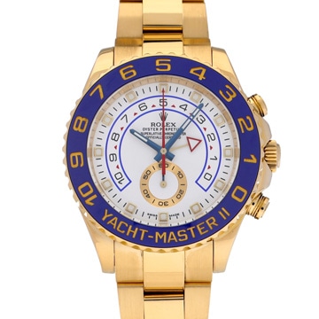 ロレックス ヨットマスターII 116688 ホワイト メンズ 時計 【中古】【wristwatch】