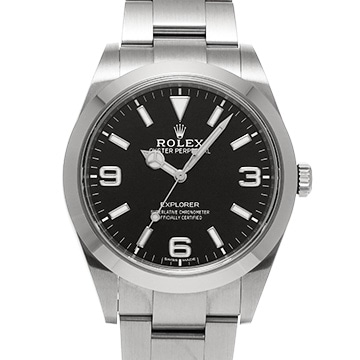 ロレックス エクスプローラー 214270 ブラック メンズ 時計 【中古】【wristwatch】