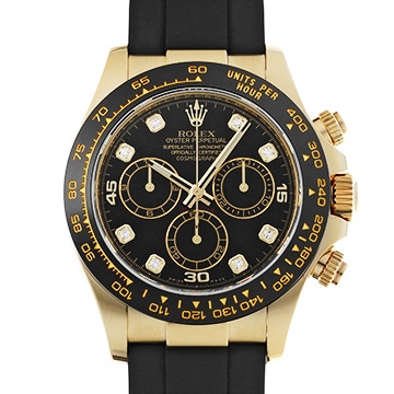 ロレックス コスモグラフ デイトナ 116518LNG ブラック/ダイヤモンド メンズ 時計 【中古】【wristwatch】