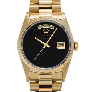 ロレックス デイデイト 18238 オニキス メンズ 時計 【中古】【wristwatch】