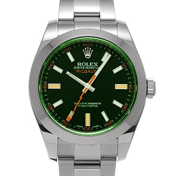 ロレックス ミルガウス 116400GV ブラック メンズ 時計 【中古】【wristwatch】
