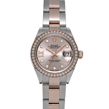 ロレックス レディ デイトジャスト 28 279381RBR サンダスト/ダイヤモンド レディース 時計 【中古】【wristwatch】