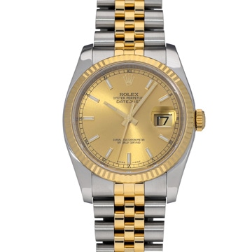 ロレックス デイトジャスト 116233 シャンパン メンズ 時計 【中古】【wristwatch】