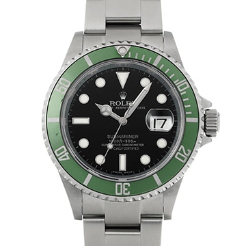 ロレックス サブマリーナ デイト 16610LV ブラック メンズ 時計 【中古】【wristwatch】