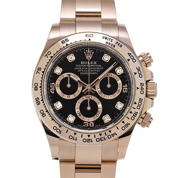 ロレックス コスモグラフ デイトナ 116505G ブラック/ダイヤモンド メンズ 時計 【中古】【wristwatch】