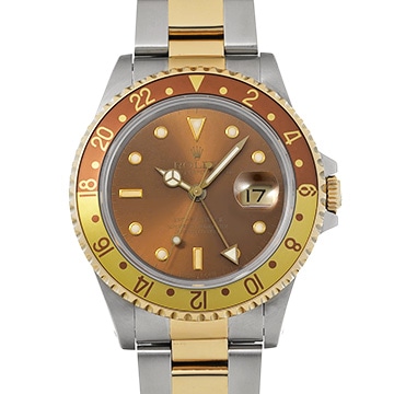 ロレックス GMTマスターII 16713 ブラウン メンズ 時計 【中古】【wristwatch】