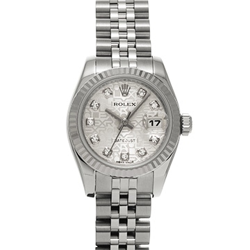 ロレックス デイトジャスト 179174G シルバーコンピュータ/ダイヤモンド レディース 時計 【中古】【wristwatch】