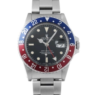 ロレックス GMTマスター 16750 ブラック メンズ 時計 【中古】【wristwatch】