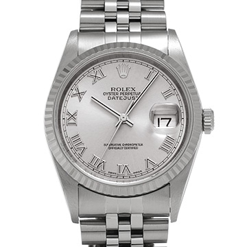 ロレックス デイトジャスト 16234 グレー メンズ 時計 【中古】【wristwatch】