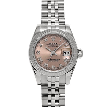 ロレックス デイトジャスト 179174 ピンク レディース 時計 【中古】【wristwatch】