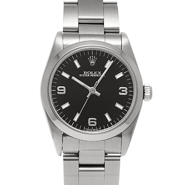 ロレックス オイスターパーペチュアル 67480 ブラック ユニセックス 時計 【中古】【wristwatch】