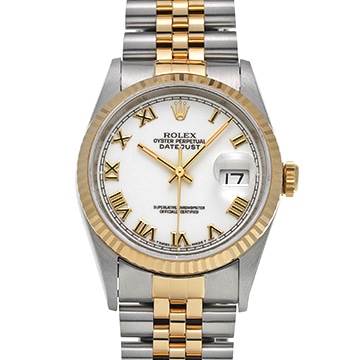 ロレックス デイトジャスト 16233 ホワイト メンズ 時計 【中古】【wristwatch】