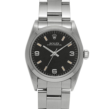 ロレックス オイスターパーペチュアル 67480 ブラック ユニセックス 時計 【中古】【wristwatch】