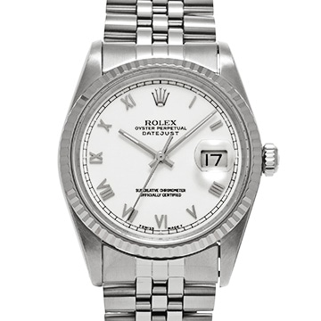 ロレックス デイトジャスト 16234 ホワイト メンズ 時計 【中古】【wristwatch】