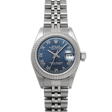 ロレックス デイトジャスト 79174 ブルー レディース 時計 【中古】【wristwatch】