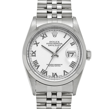 ロレックス デイトジャスト 16200 ホワイト メンズ 時計 【中古】【wristwatch】