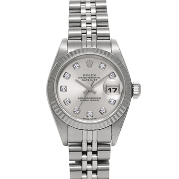 ロレックス デイトジャスト 79174G シルバー/ダイヤモンド レディース 時計 【中古】【wristwatch】