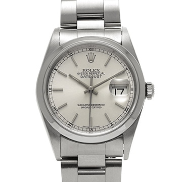 ロレックス デイトジャスト 16200 シルバー メンズ 時計 【中古】【wristwatch】