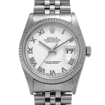 ロレックス デイトジャスト 16234 ホワイト メンズ 時計 【中古】【wristwatch】